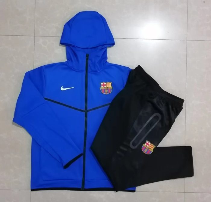 Barcelona 22/23 Long Zip Jacket with Hood - 图片 9