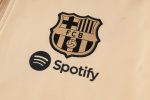 Barcelona 24/25 Long Zip Hoodie Yellow - 图片 6