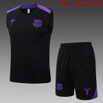 Barcelona Vest Black with Purple Team Badge