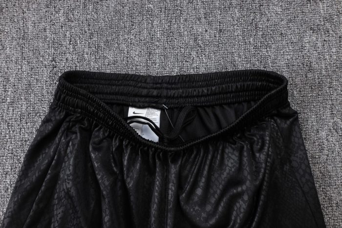 Barcelona Black Short Sleeve Training Suit (Stamped Version) - 图片 4
