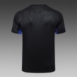 Barcelona Black Short Sleeve Training Suit (Stamped Version) - 图片 8