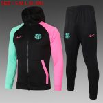 Barcelona 2021 Long Zip Hoodie Black