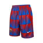 Barcelona 23-24 Light Green Splatter Short Sleeve Training Set with 5-Inch Shorts - 图片 7