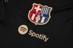 Barcelona 24-25 Polo Shirt Black with Yellow Collar - 图片 5