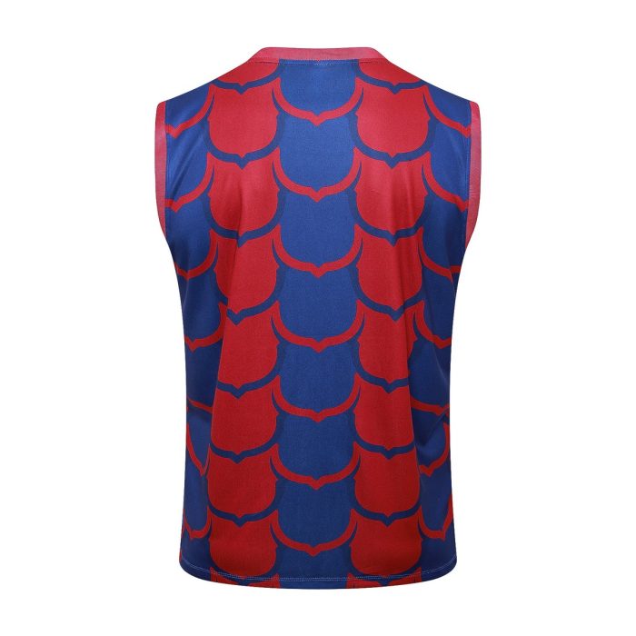 Barcelona 24/25 Vest Red Blue Splatter - 图片 7