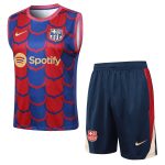 Barcelona 24/25 Vest Red Blue Splatter - 图片 8