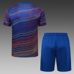 Barcelona Short Sleeve Training Shirt (Diagonal Stripe Print) - 图片 6