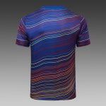 Barcelona Short Sleeve Training Shirt (Diagonal Stripe Print) - 图片 7