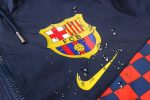 Barcelona 19-20 Red Checkered Windbreaker S-2XL - 图片 6