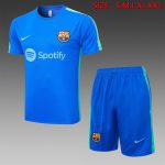 Barcelona 23-24 Short Sleeve Training Suit with 5-Point Shorts