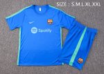 Barcelona 23-24 Short Sleeve Training Suit with 5-Point Shorts - 图片 2