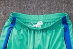Barcelona 23-24 Light Green Short Sleeve Training Suit with 5-Point Shorts - 图片 4