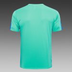 Barcelona 23-24 Light Green Short Sleeve Training Suit with 5-Point Shorts - 图片 8