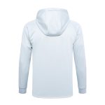 Barcelona 23-24 Long Zip Hoodie Light Gray - 图片 7