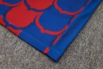 Barcelona 24-25 Short Sleeve Red Blue Splatter Training Set with 5-Inch Shorts - 图片 5