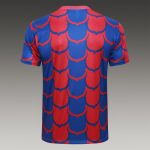 Barcelona 24-25 Short Sleeve Red Blue Splatter Training Set with 5-Inch Shorts - 图片 8
