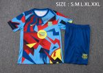Barcelona Short Sleeve Light Blue Splatter - 图片 2