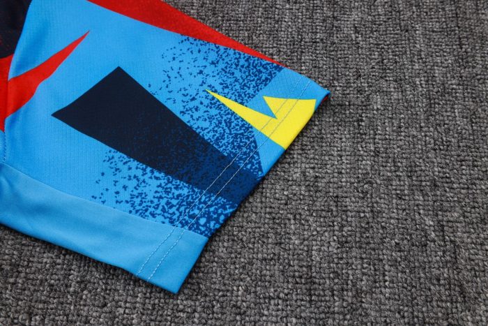 Barcelona Short Sleeve Light Blue Splatter - 图片 5