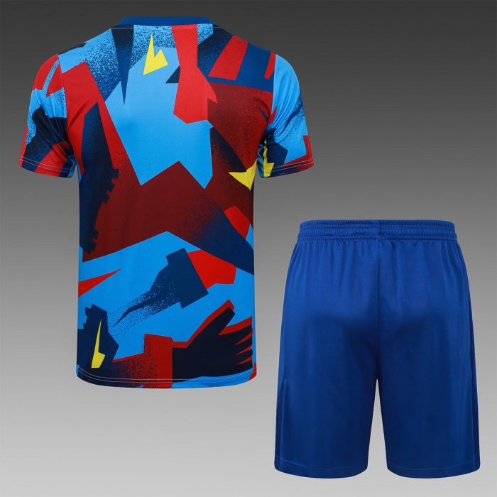 Barcelona Short Sleeve Light Blue Splatter - 图片 6