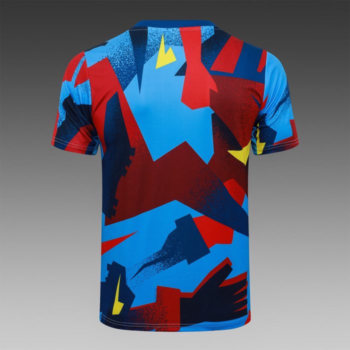 Barcelona Short Sleeve Light Blue Splatter - 图片 7