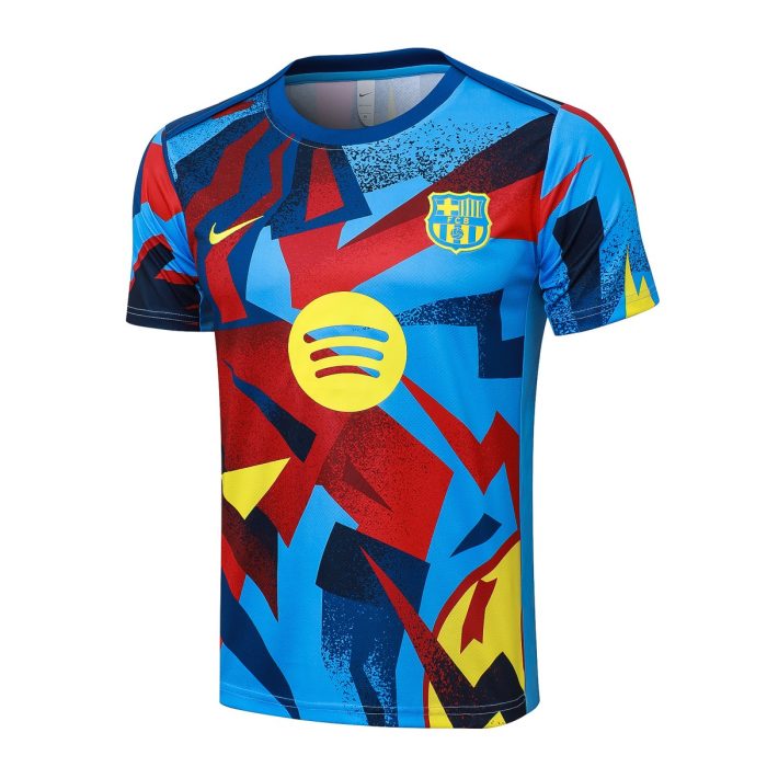 Barcelona Short Sleeve Light Blue Splatter - 图片 8