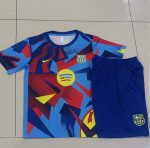 Barcelona Short Sleeve Light Blue Splatter - 图片 9