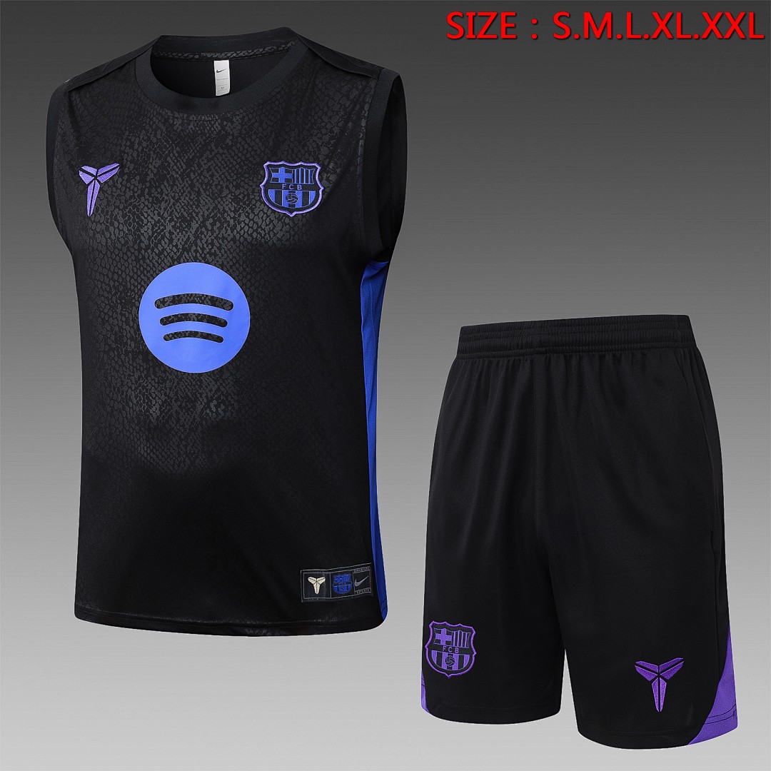 JER-2904_1 Barcelona Black Vest (Stamped Version) - 图片 1