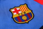 2021 Barcelona Long Zip Jacket with Hood, Black Color Blocking, S-2XL - 图片 6