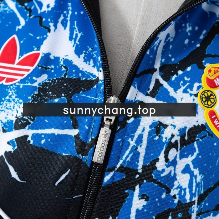 Man Utd x Stone Roses Track Top 'Black Multi' - 图片 6