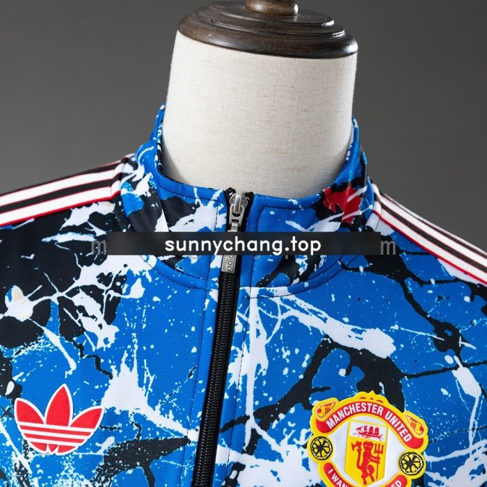 Man Utd x Stone Roses Track Top 'Black Multi' - 图片 9