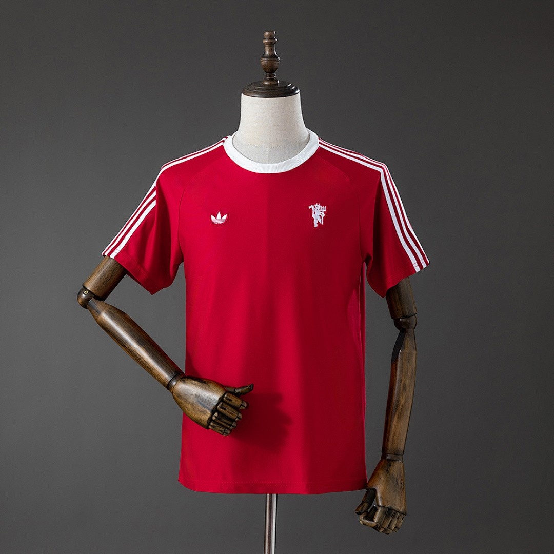 JER-2910_1 Manchester United Terrace Icons T-Shirt Red - 图片 1