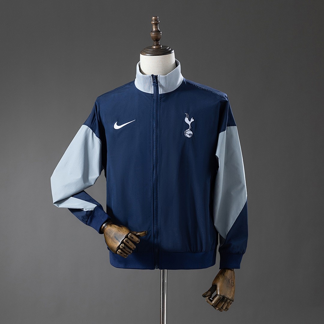 JER-2912_1 Tottenham Hotspur 25/26 Windbreaker - Navy Blue - 图片 1