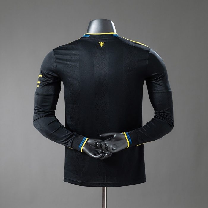 Man Utd 25/26 Third Away Player Version Long-sleeved Jersey - 图片 3