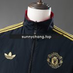 Manchester United Reversible Jacket Windbreaker - Black & Red - 图片 9