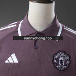 Man Utd 25/26 Polo - Grey Purple - 图片 7