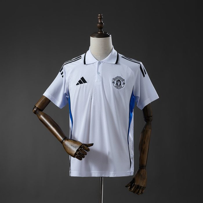 Man Utd 25/26 Polo - White - 图片 2