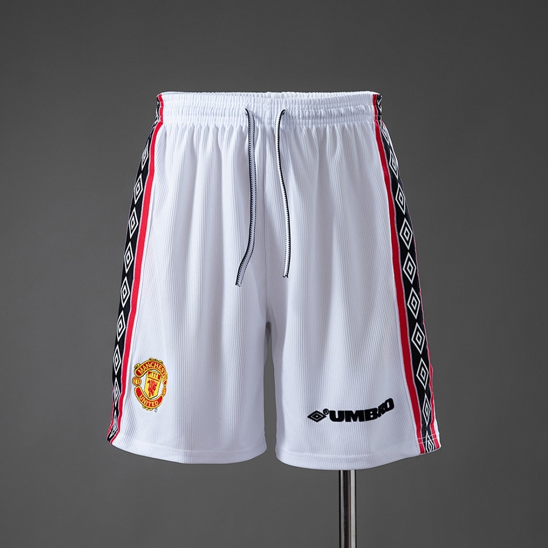 JER-2959_1 Man Utd 1998 Home Retro Shorts - 图片 1