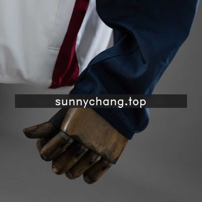 Manchester United Windbreaker - White & Navy Blue - 图片 5