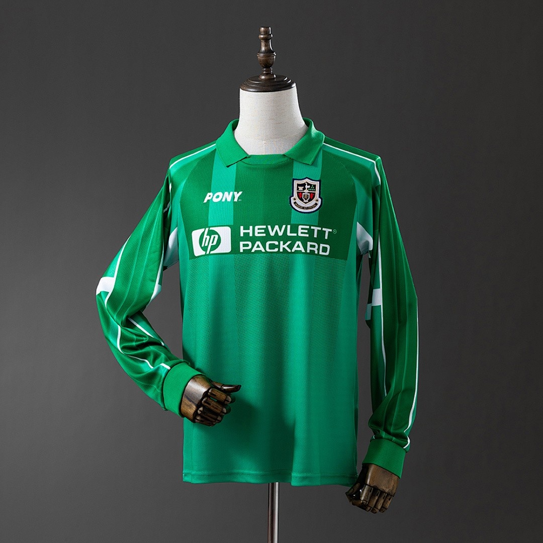 JER-2966_1 Tottenham Hotspur 1997-1999 Goalkeeper Long Sleeve Retro Jersey - 图片 1