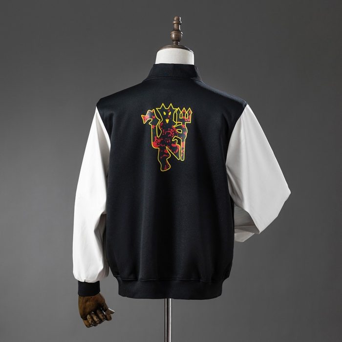 Manchester United Jacket - White & Black - 图片 3
