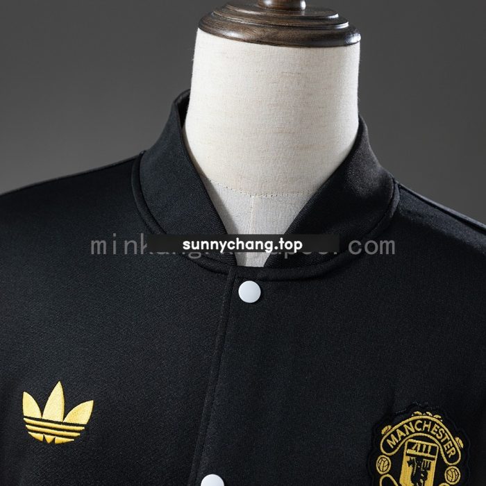 Manchester United Jacket - White & Black - 图片 9