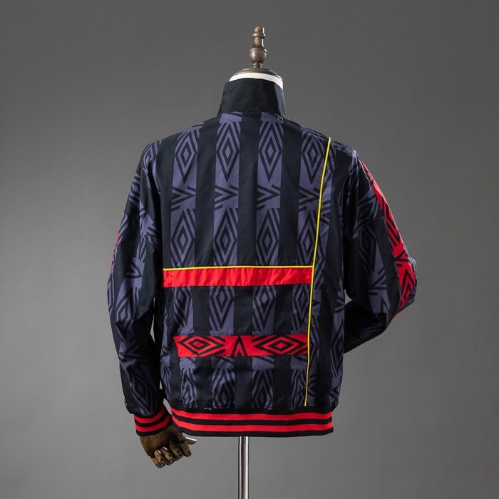 Man Utd 1992-1994 Retro Windbreaker - Black - 图片 3