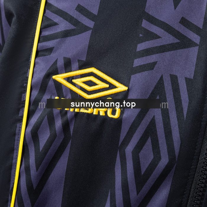 Man Utd 1992-1994 Retro Windbreaker - Black - 图片 7