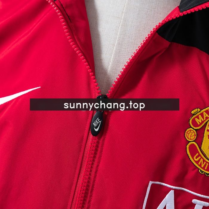 Man Utd 07/08 Windbreaker - Red - 图片 6