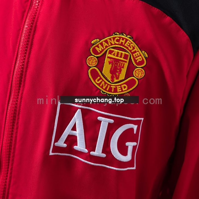 Man Utd 07/08 Windbreaker - Red - 图片 8