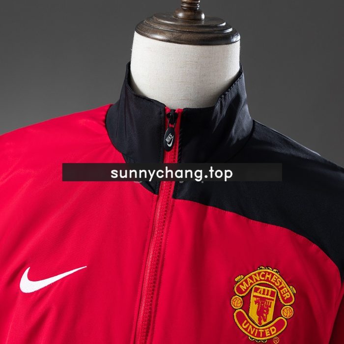 Man Utd 07/08 Windbreaker - Red - 图片 9