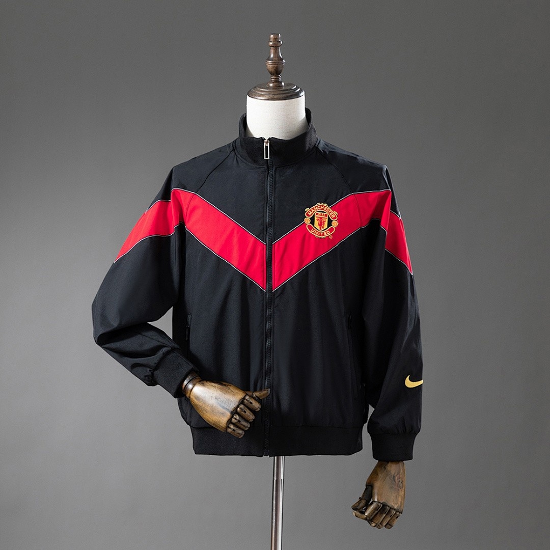 JER-2972_1 Man Utd 06/07 Windbreaker - Black - 图片 1