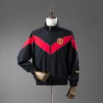Man Utd 06/07 Windbreaker - Black - 图片 2