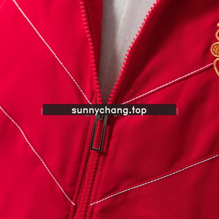 Man Utd 06/07 Windbreaker - Black & Red - 图片 7