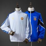 Manchester United Reversible Jacket Windbreaker - White & Blue